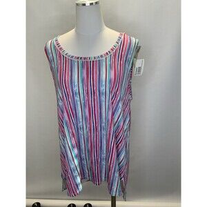 NEW Soft Surroundings Women’s XL Tank Pajama Top High Low Super Comfortable